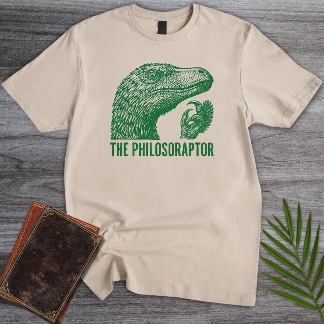 T-Shirt Sand / S The Philosoraptor T-Shirt