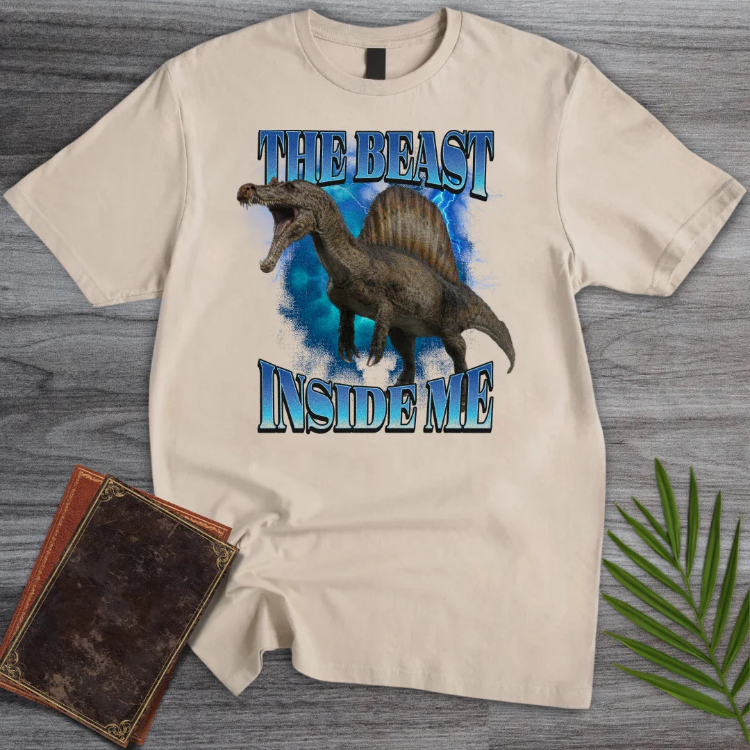 T-Shirt Sand / S The Spino Beast Inside T-Shirt