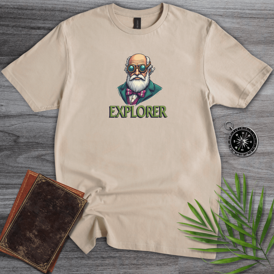 T-Shirt Sand / S The Steampunk Explorer T-Shirt