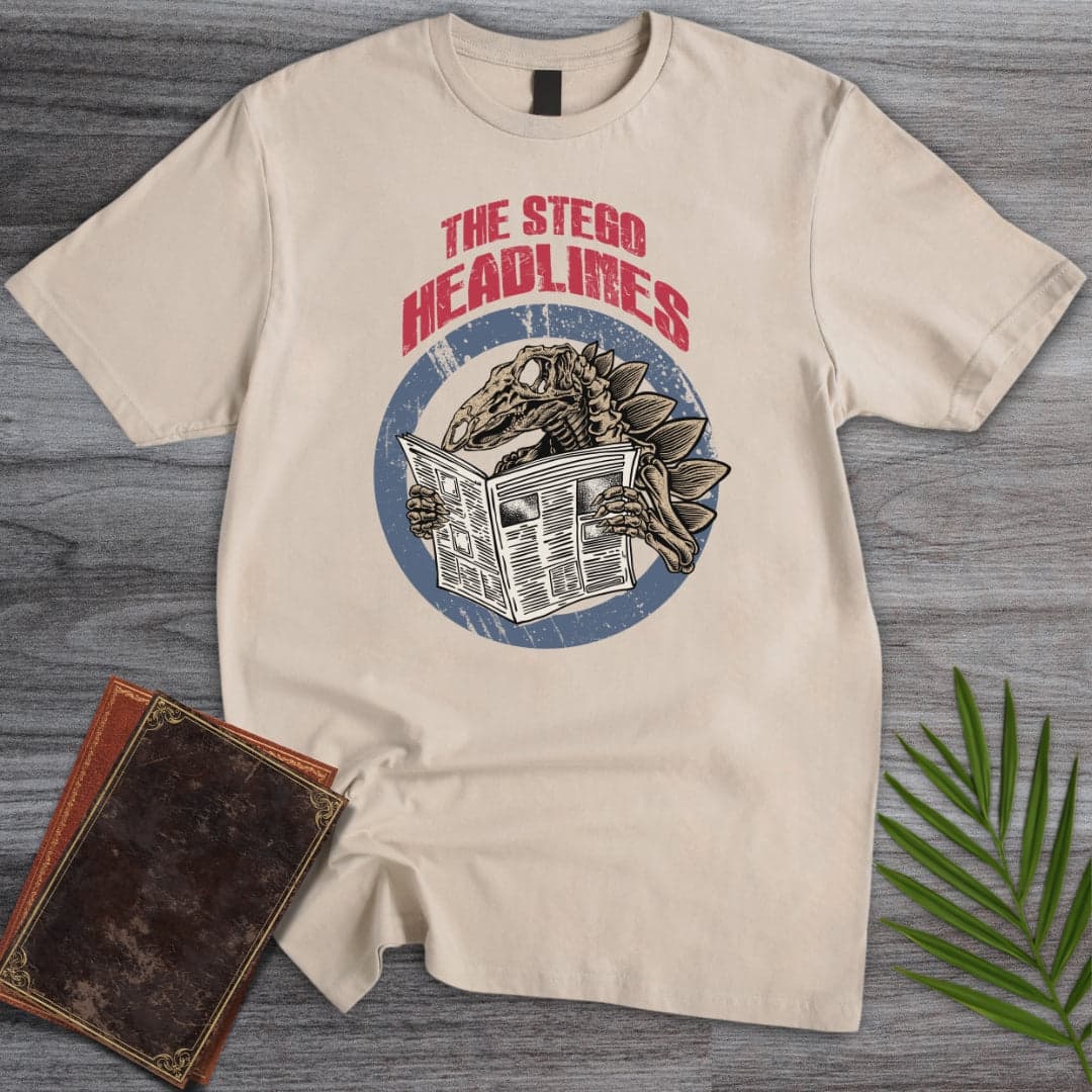 T-Shirt Sand / S The Stego Headlines T-Shirt (Akbar Sansa)