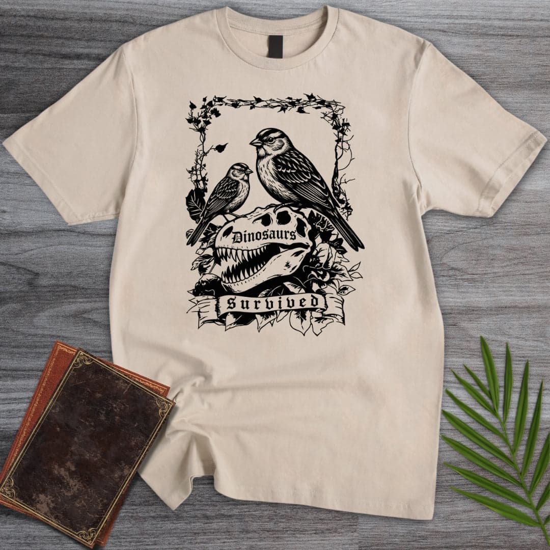 T-Shirt Sand / S The Survival of Dinosaurs T-Shirt