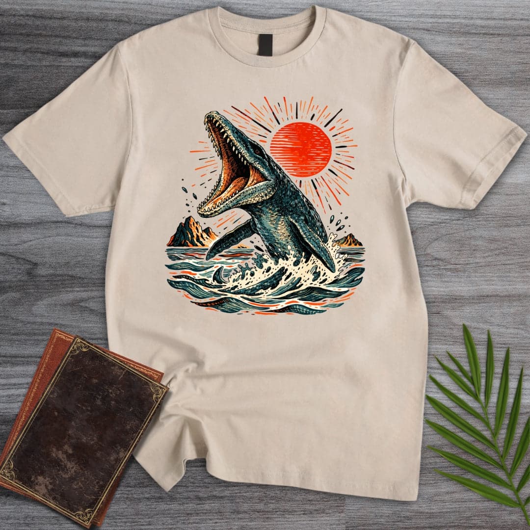 T-Shirt Sand / S The West Coast Mosasaurus T-Shirt