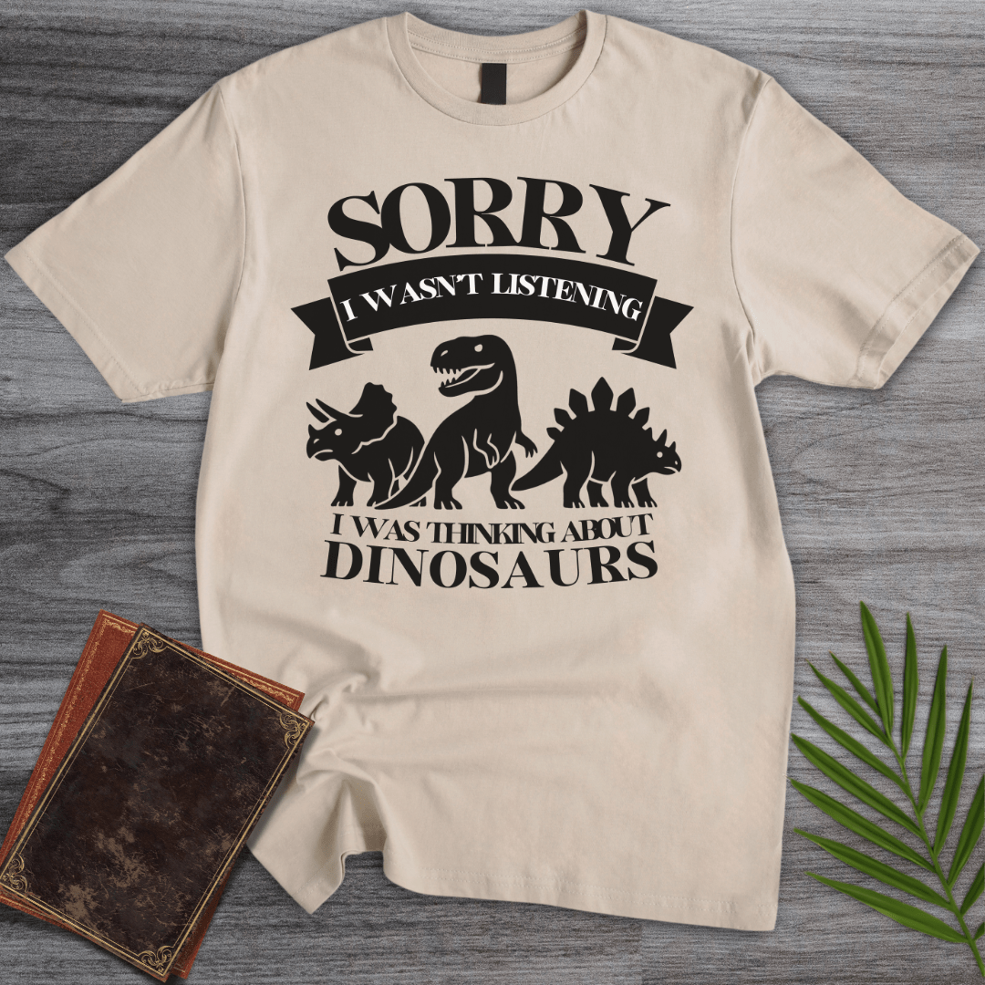 T-Shirt Sand / S Thinking About Dino's T-Shirt
