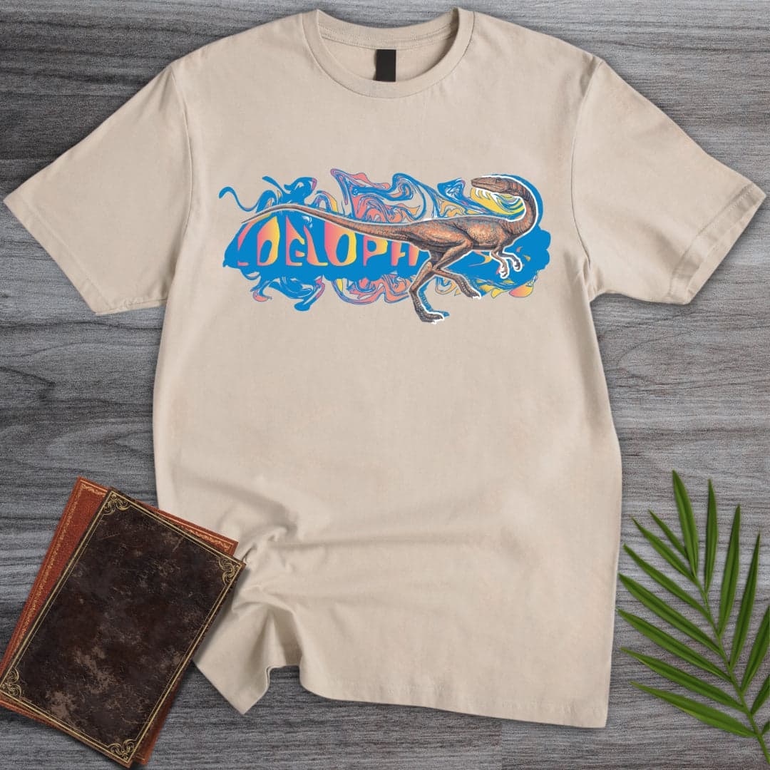 T-Shirt Sand / S Triassic Melt Coelophysis Blue T-Shirt (D'janjo Nukuruzu Fortissmo)