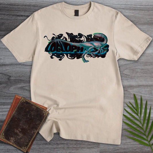 T-Shirt Sand / S Triassic Melt Coelophysis Dark T-Shirt (D'janjo Nukuruzu Fortissmo)