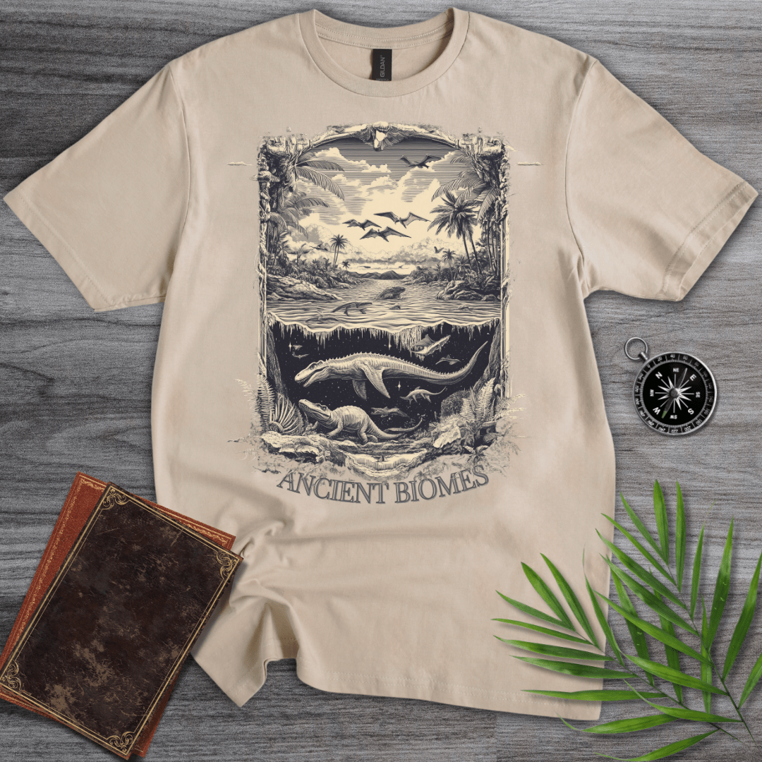 T-Shirt Sand / S Victorian Ancient Biomes T-Shirt