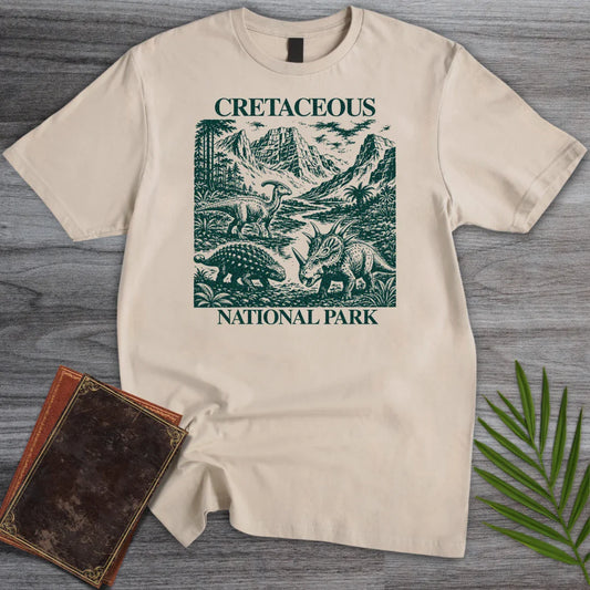 T-Shirt Sand / S Vintage Cretaceous National Park T-Shirt