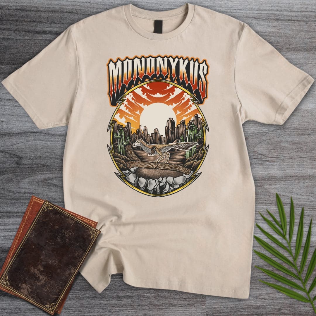 T-Shirt Sand / S Vintage Desert Mononykus T-Shirt (Akbar Sansa)