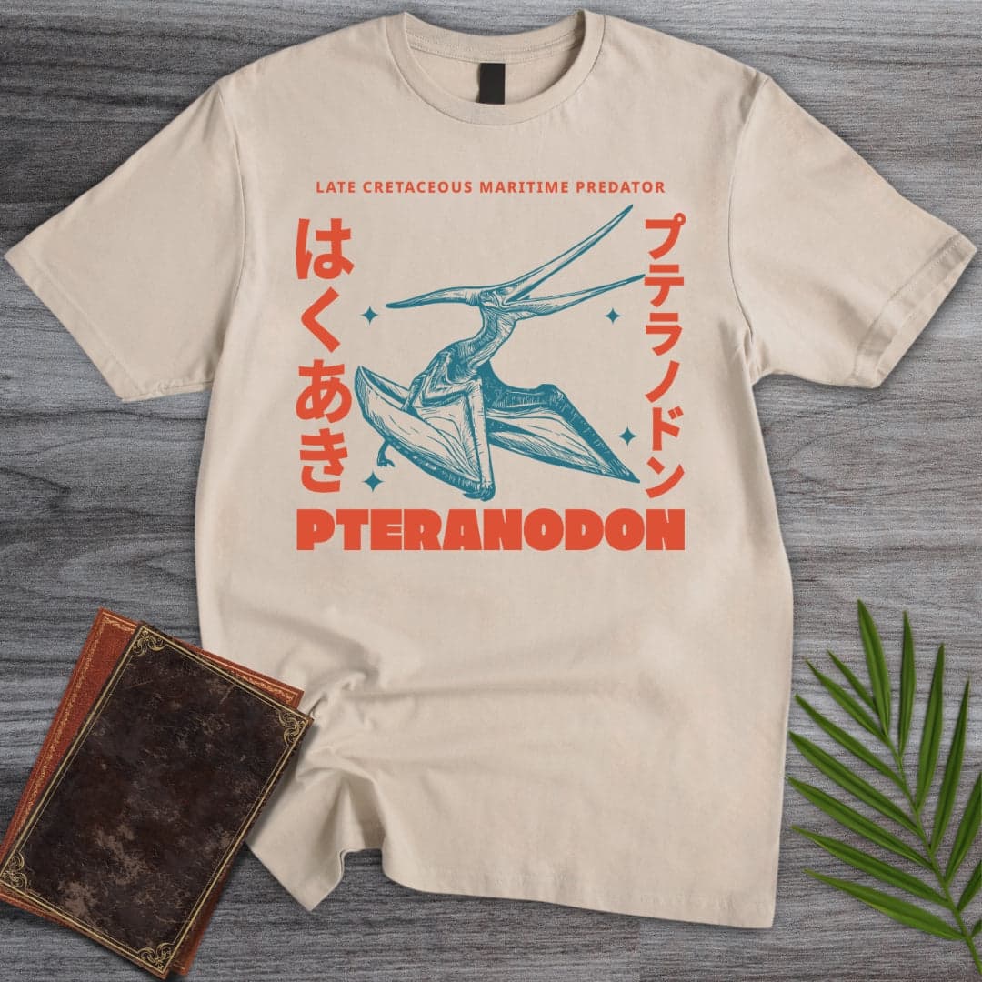 T-Shirt Sand / S Vintage Japanese Pteranodon T-Shirt