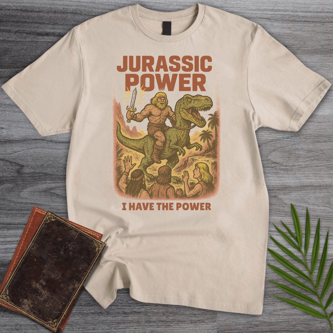 T-Shirt Sand / S Vintage Jurassic Power T-Shirt