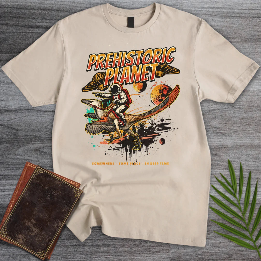 T-Shirt Sand / S Vintage Prehistoric Planet T-Shirt