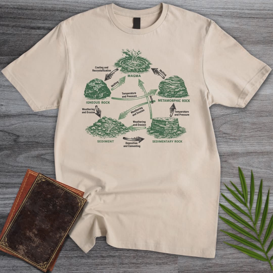 T-Shirt Sand / S Vintage Rock Cycle T-Shirt