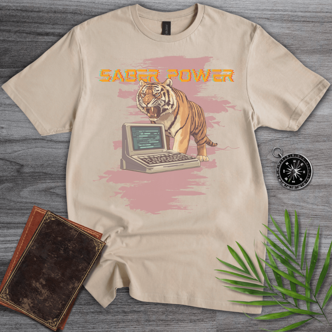 T-Shirt Sand / S Vintage Saber Power Tech T-Shirt