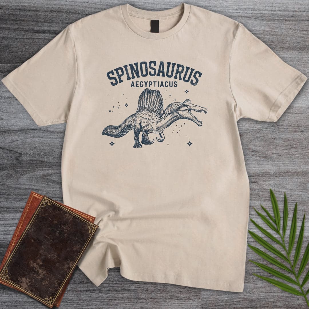 T-Shirt Sand / S Vintage Spinosaurus Aegyptiacus T-Shirt