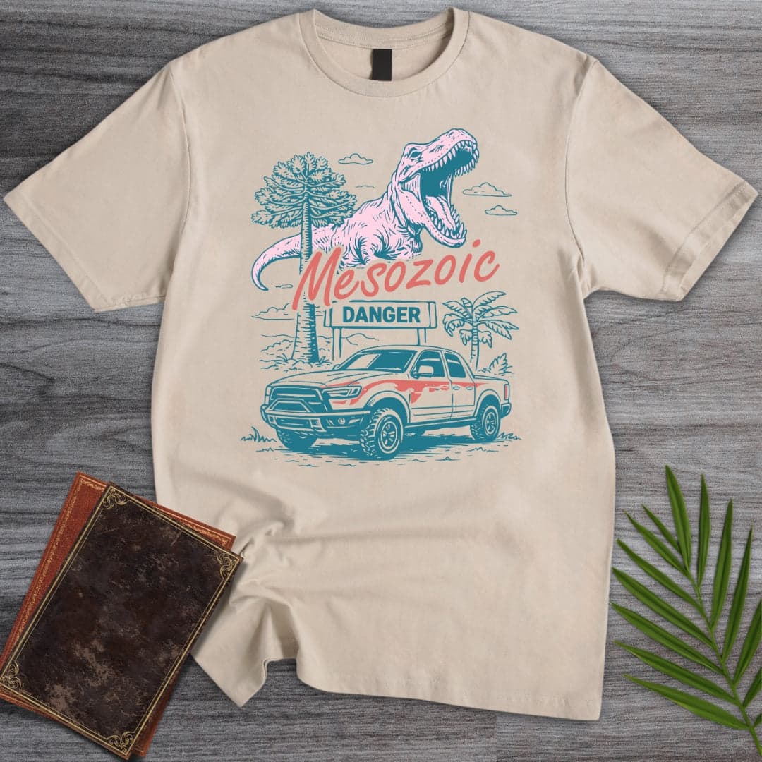T-Shirt Sand / S Vintage T.rex National Park T-Shirt