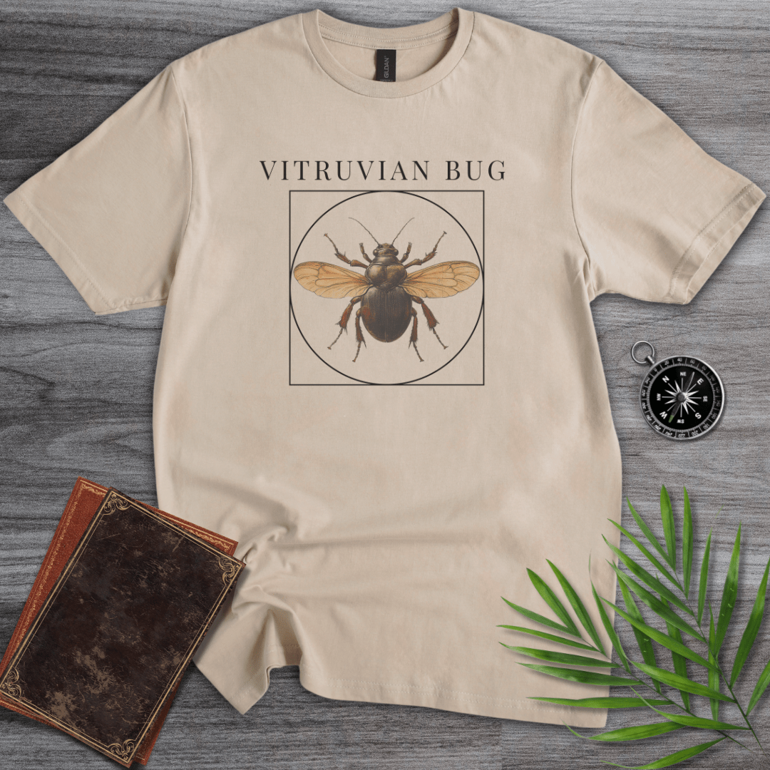 T-Shirt Sand / S Vitruvian Bug T-Shirt