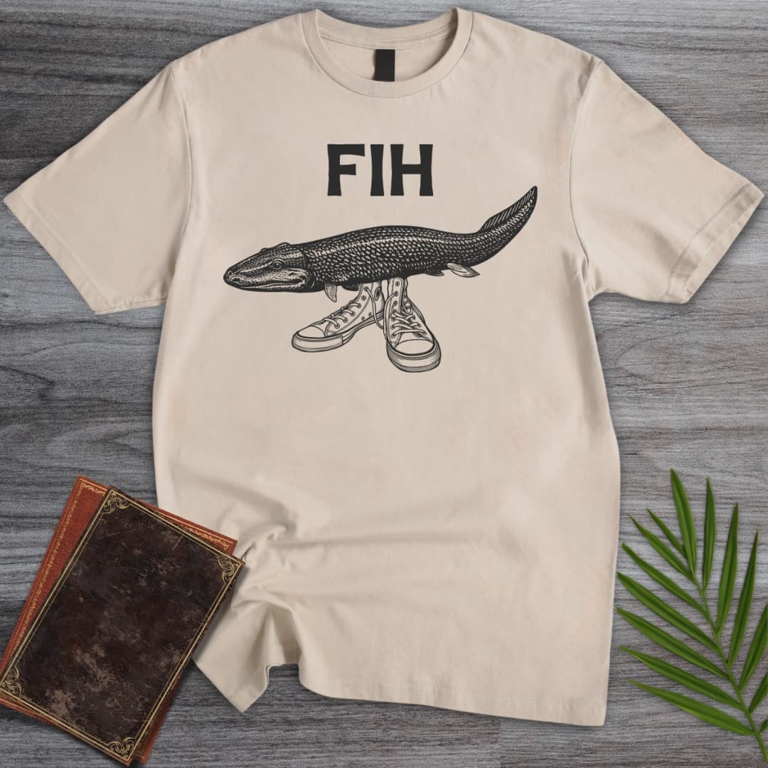 T-Shirt Sand / S Walking Devonian Fih T-Shirt
