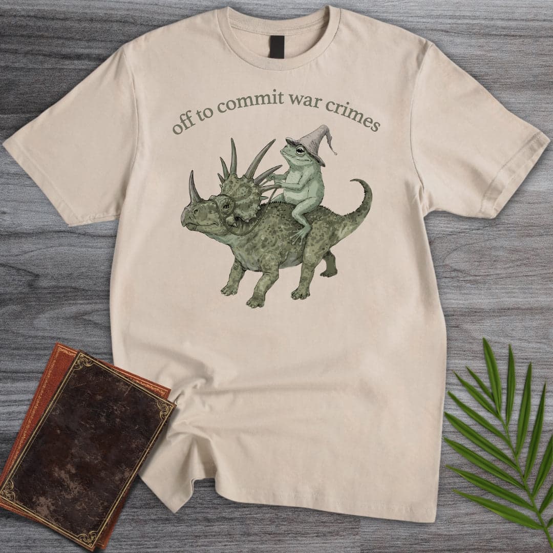 T-Shirt Sand / S War Criminal Frog T-Shirt
