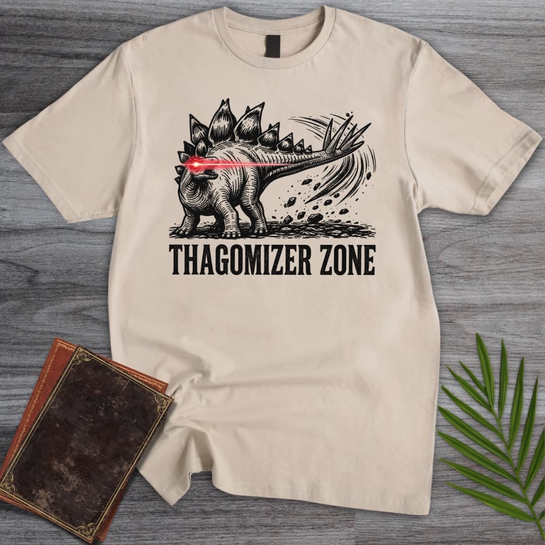 T-Shirt Sand / S You're in Thagomizer Zone T-Shirt