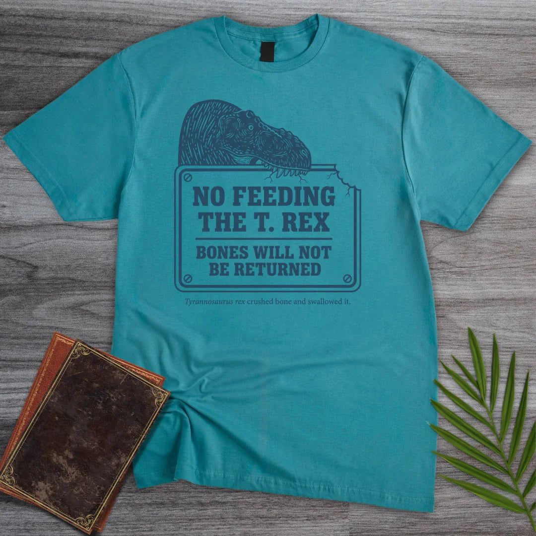 T-Shirt Tropical Blue / M Bone Policy Tyrannosaurus T-Shirt