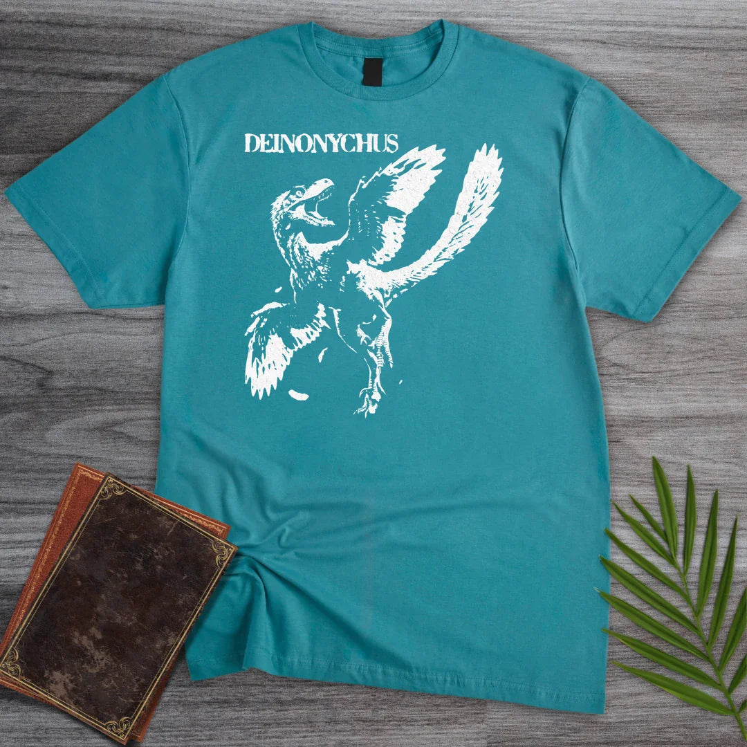 T-Shirt Tropical Blue / S 1994 Vintage Deinonychus T-Shirt