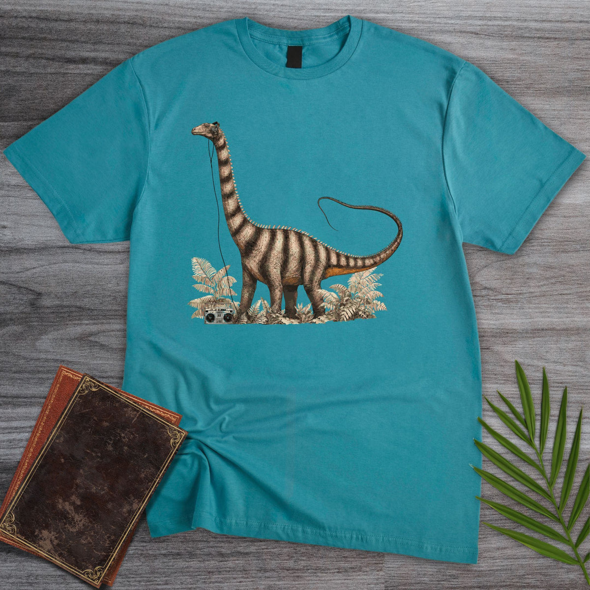 T-Shirt Tropical Blue / S A Diplodocus Vibe T-Shirt