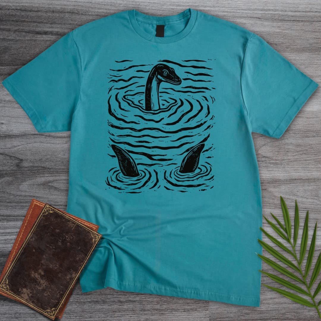 T-Shirt Tropical Blue / S A Simple Plesiosaurus Swim T-Shirt