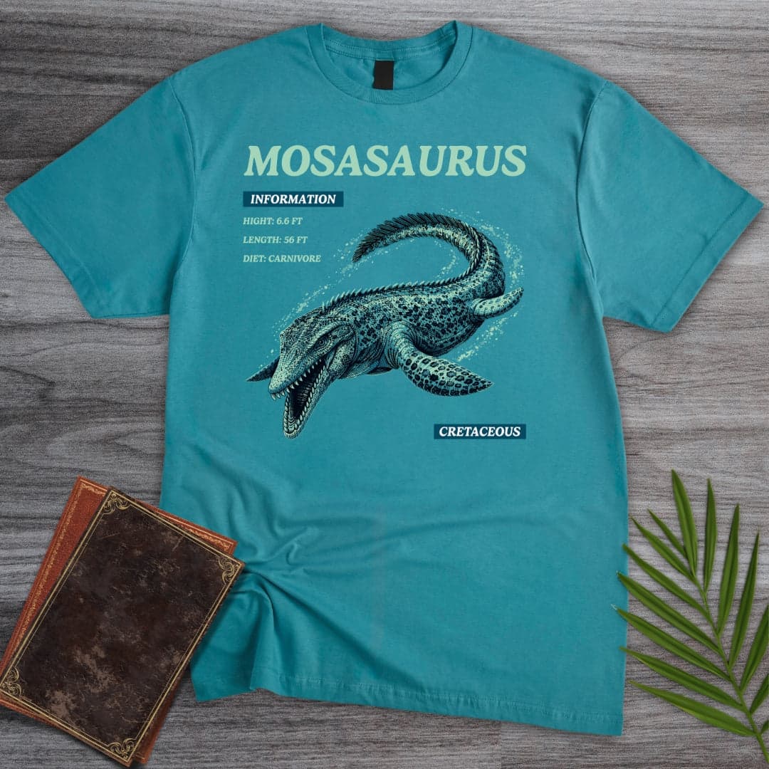 T-Shirt Tropical Blue / S About The Mosasaur T-Shirt