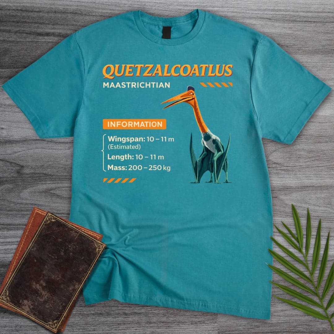 T-Shirt Tropical Blue / S About the Quetzalcoatlus T-Shirt