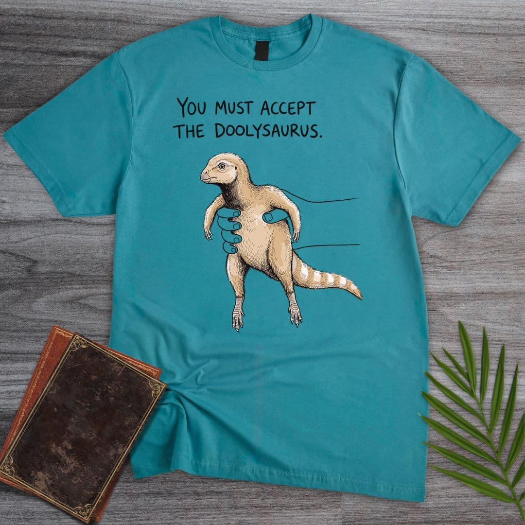 T-Shirt Tropical Blue / S Accept the Doolysaurus T-Shirt