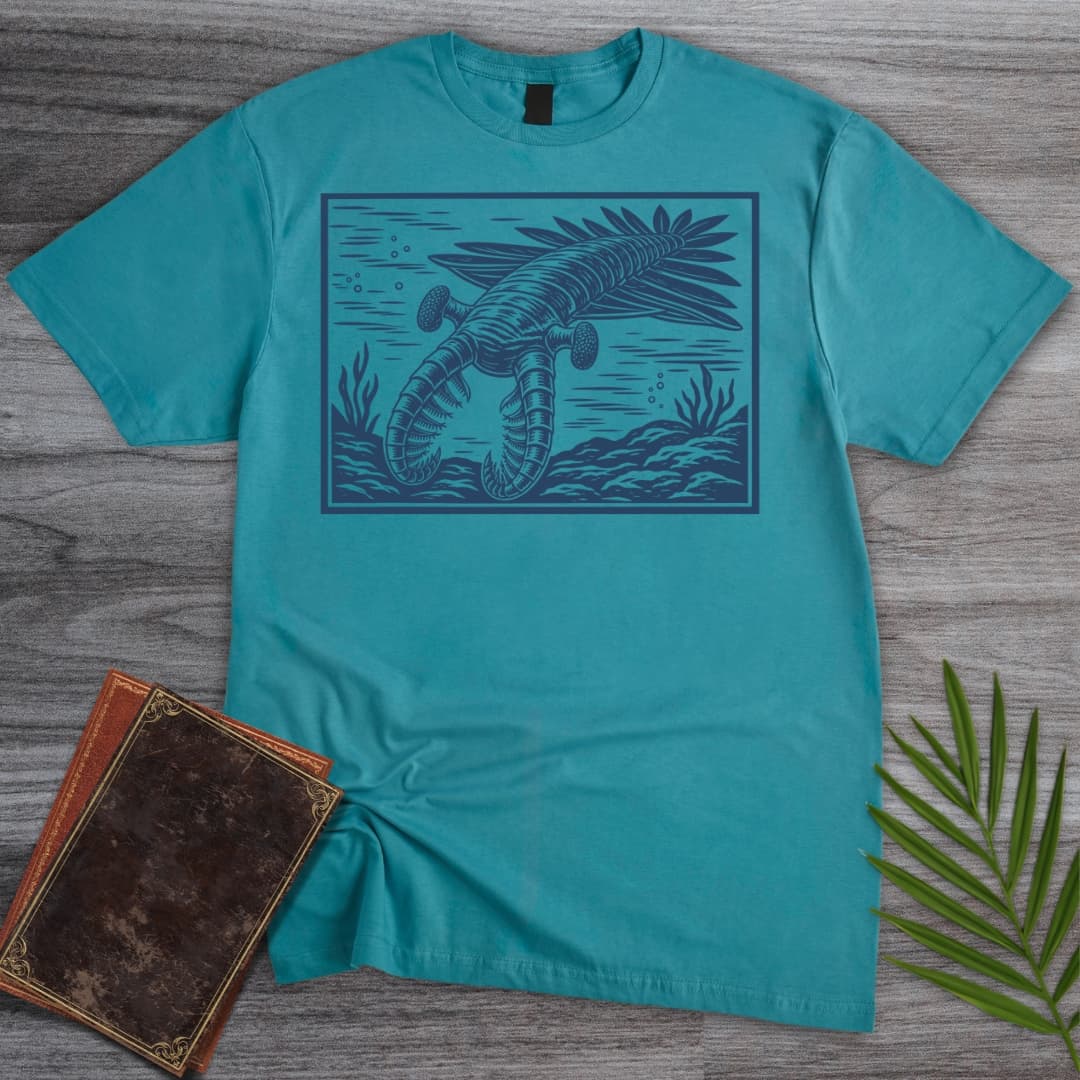 T-Shirt Tropical Blue / S Anamolcalris Strange Shrimp T-Shirt