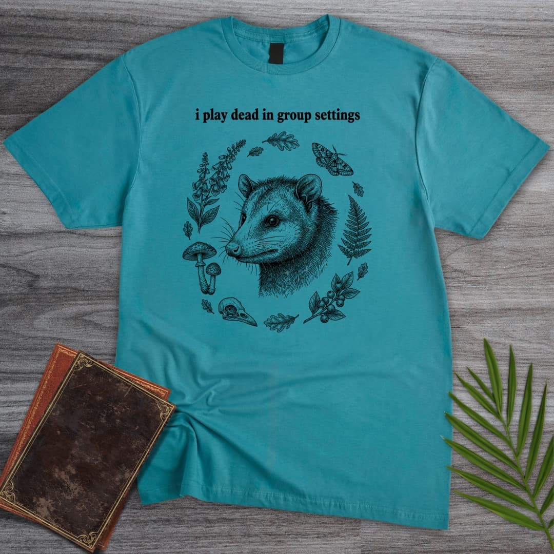 T-Shirt Tropical Blue / S Anti-Social Introvert T-Shirt