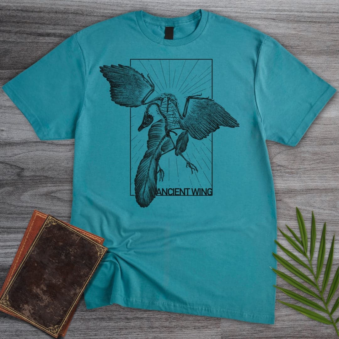 T-Shirt Tropical Blue / S Archaeopteryx Original Wings T-Shirt (farkas.art)