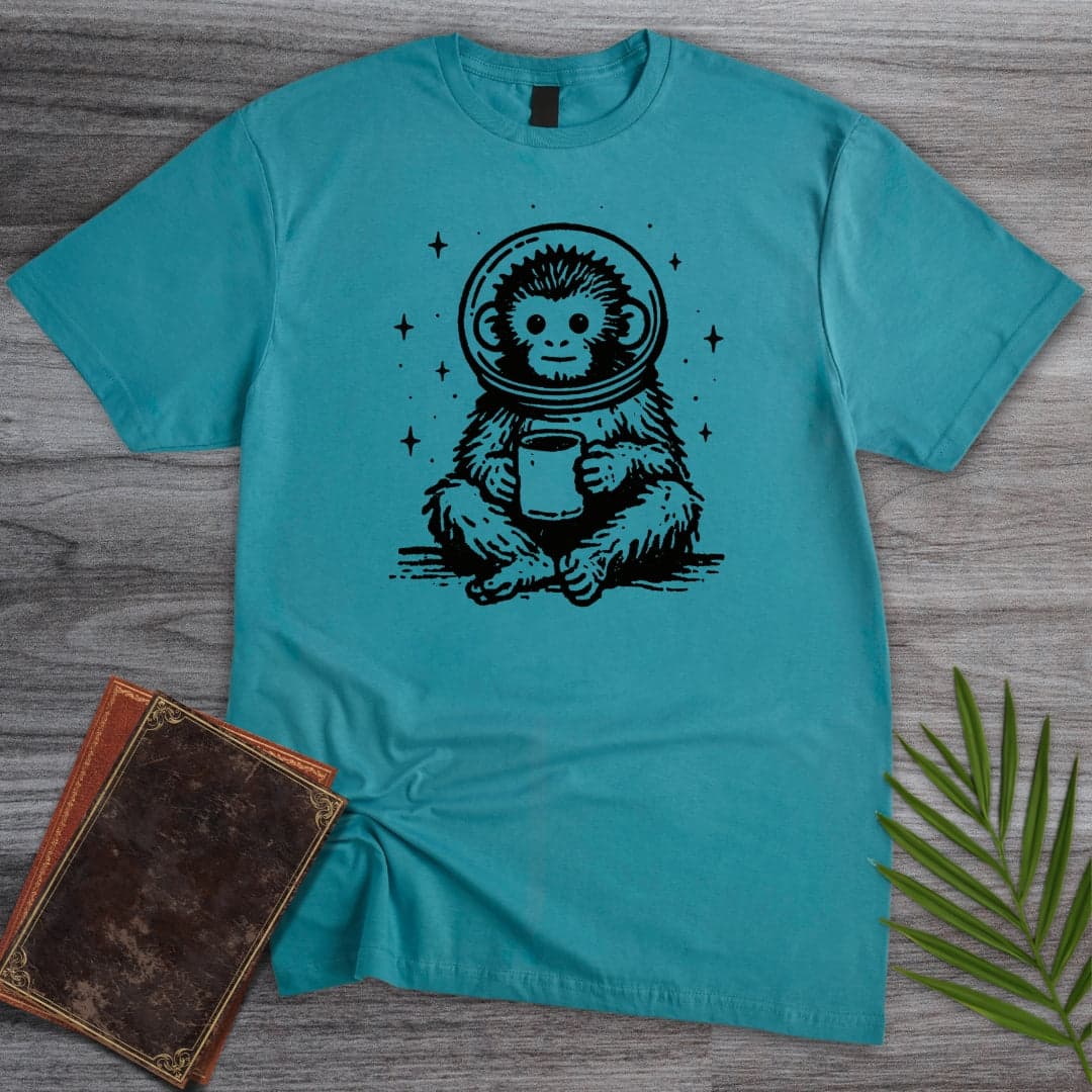 T-Shirt Tropical Blue / S Astro Coffee Monkey T-Shirt