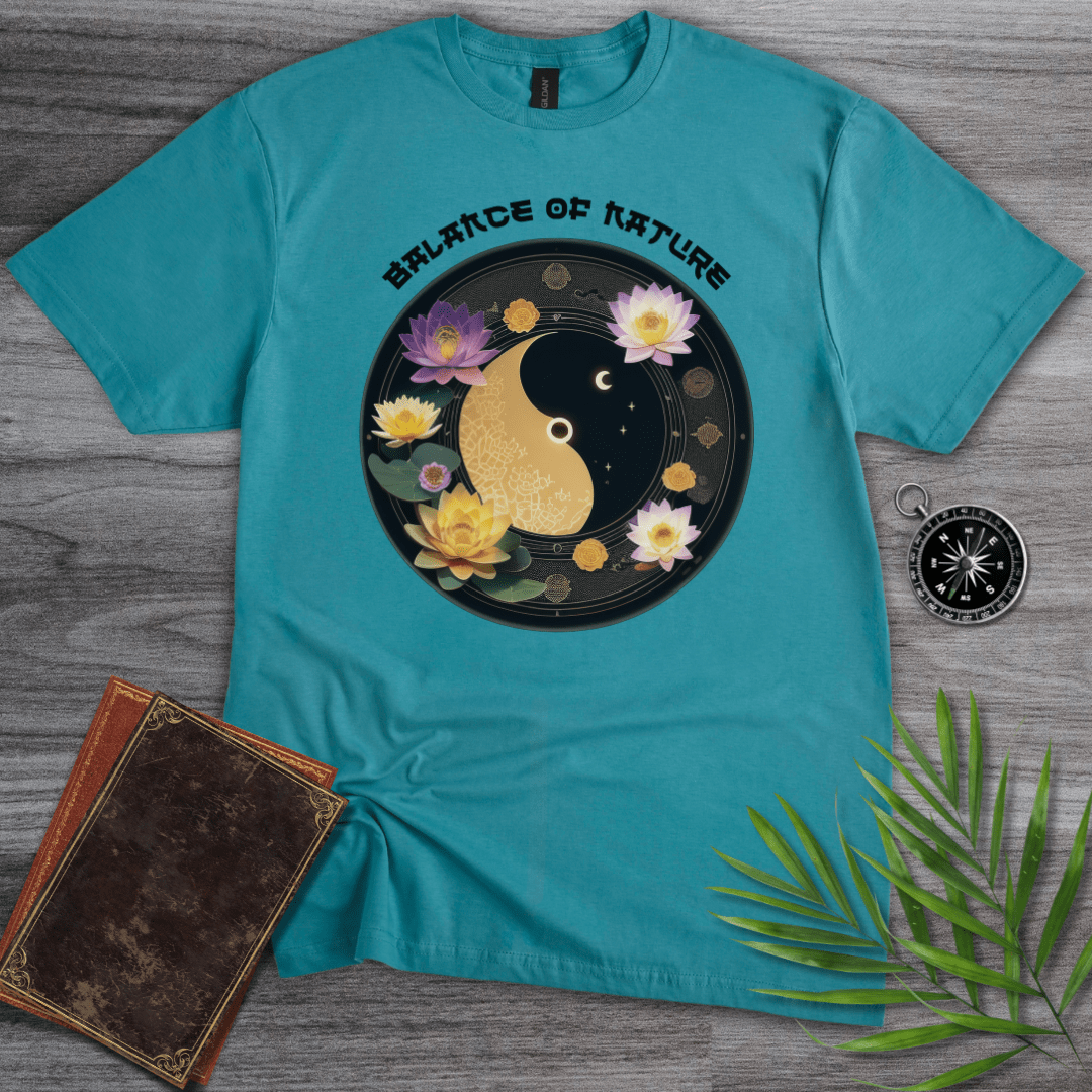 T-Shirt Tropical Blue / S Balance of Nature: Yinyang T-Shirt