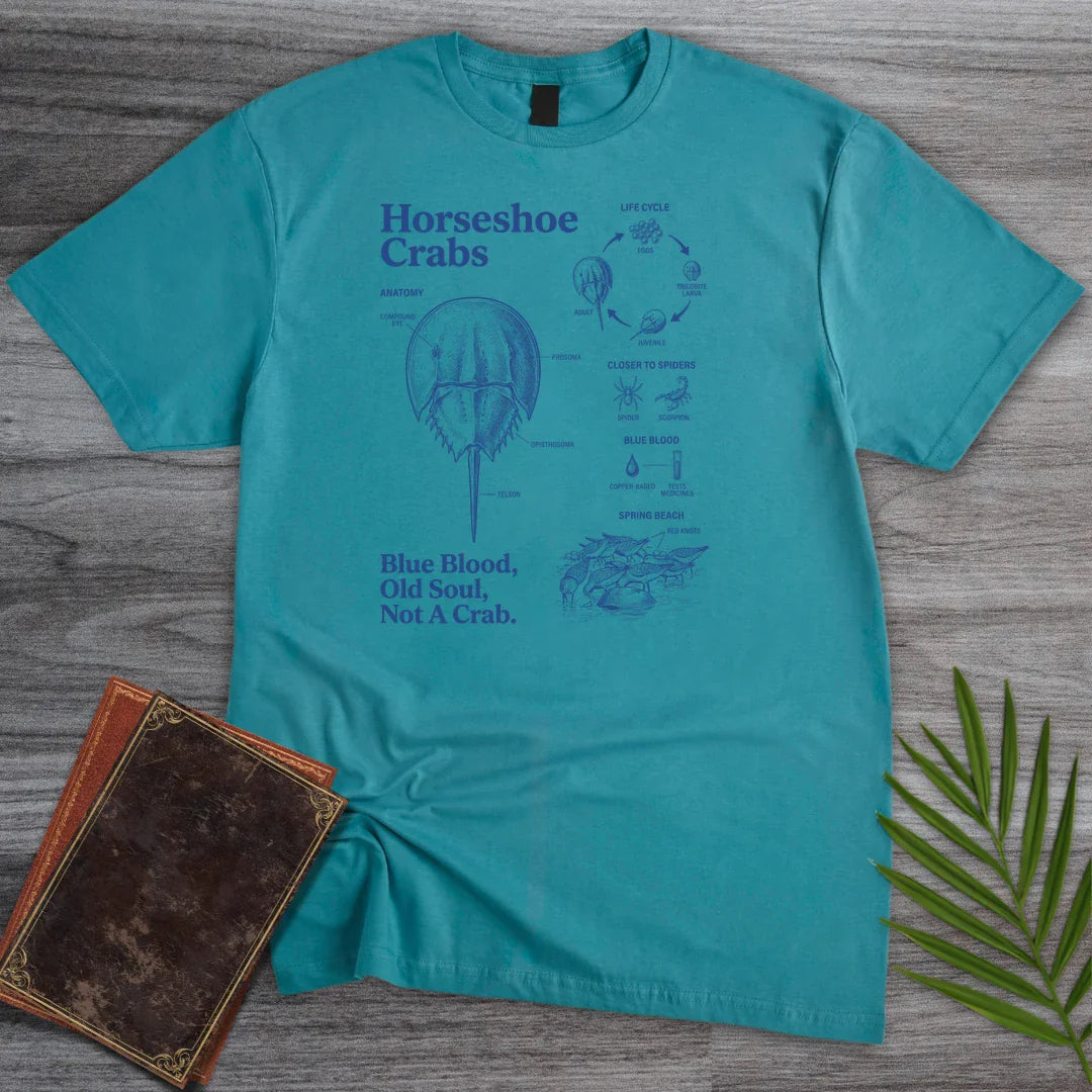 T-Shirt Tropical Blue / S Blue Blood Horseshoe Crab T-Shirt