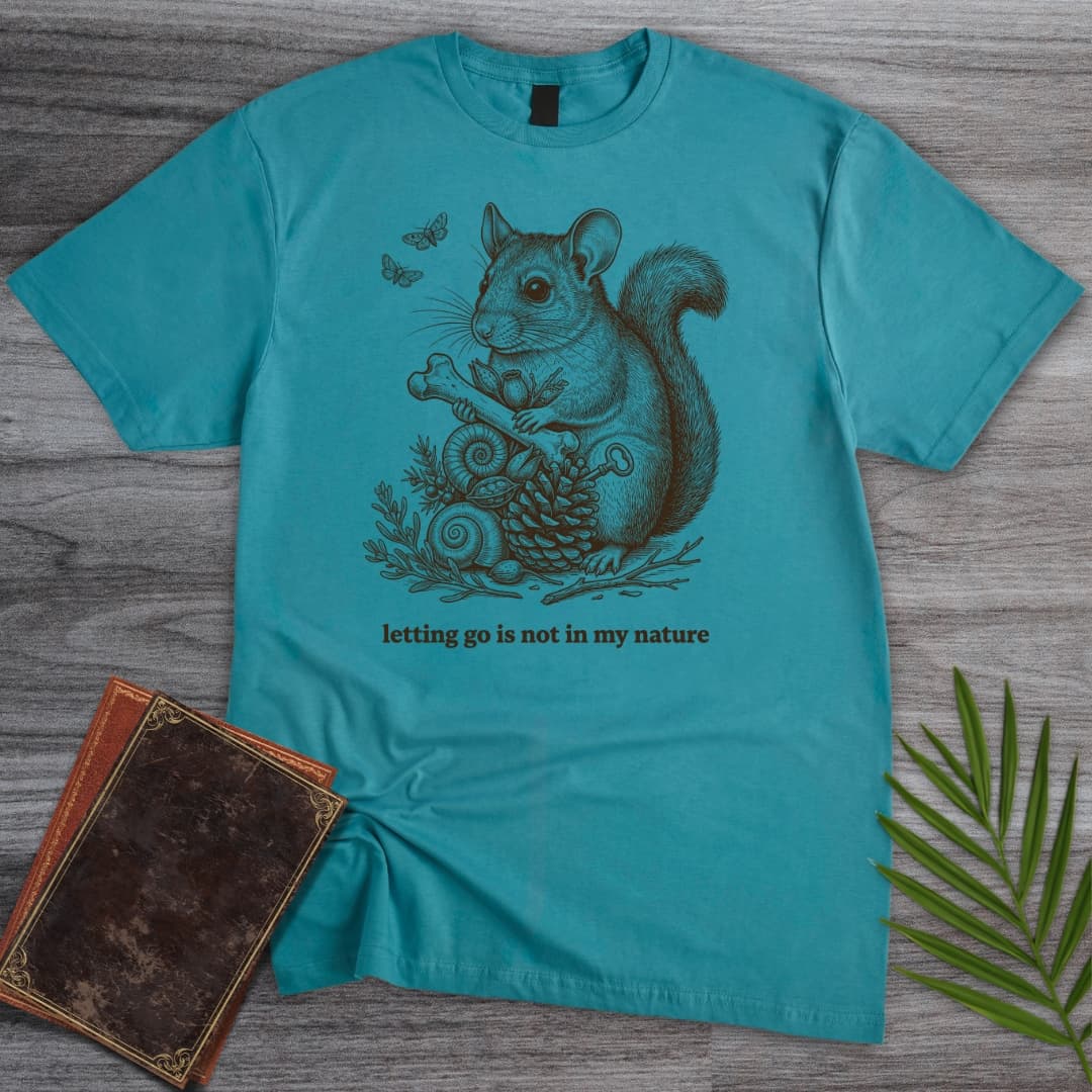 T-Shirt Tropical Blue / S Bushy-tailed Woodrat Hoarder T-Shirt