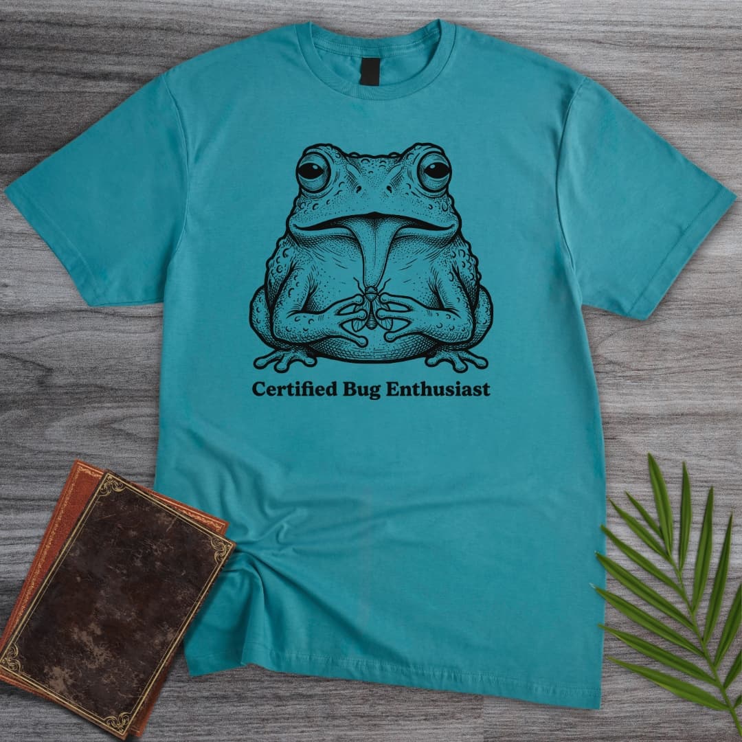 T-Shirt Tropical Blue / S Certified Bug Enthusiast T-Shirt
