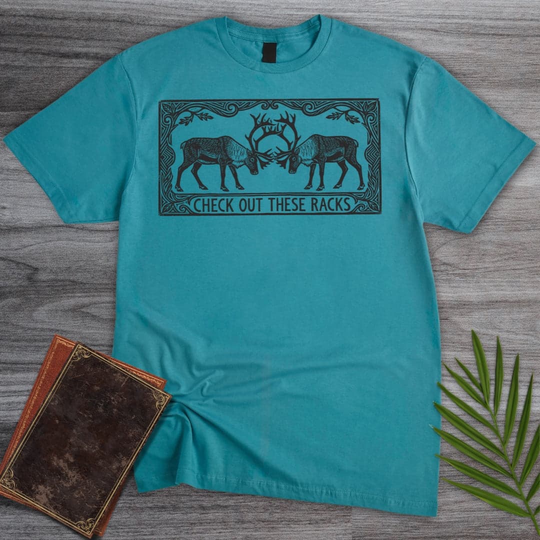 T-Shirt Tropical Blue / S Check Out These Racks T-Shirt