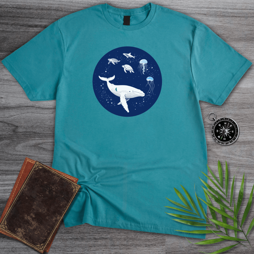 T-Shirt Tropical Blue / S Cosmic Sea Marine Fauna T-Shirt
