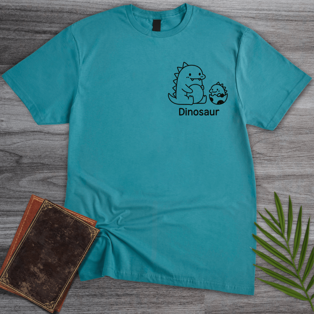 T-Shirt Tropical Blue / S Cute Dinosaur Egg T-shirt