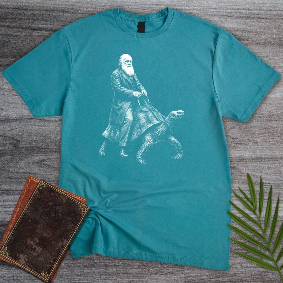 T-Shirt Tropical Blue / S Darwin's Slow Ride T-Shirt