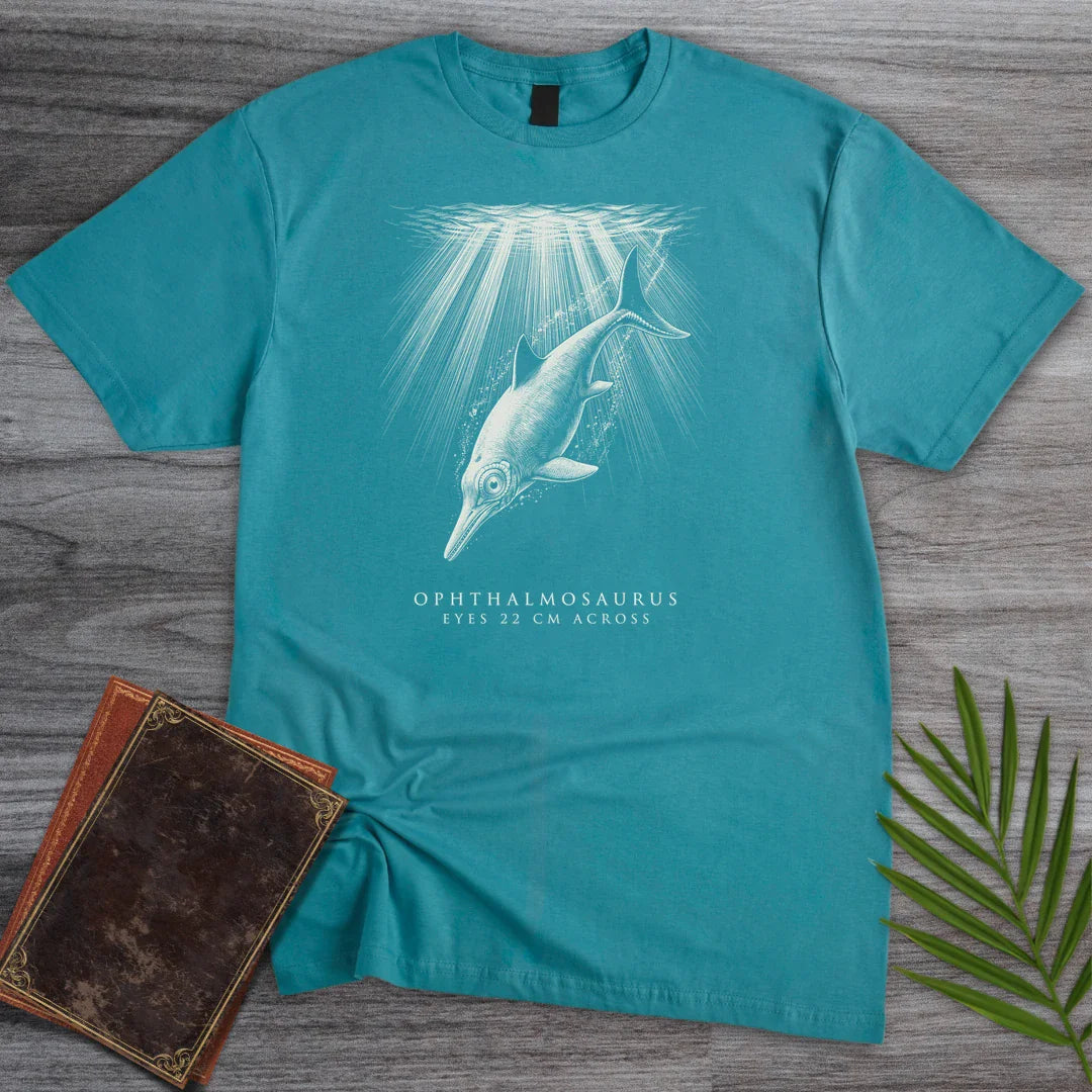T-Shirt Tropical Blue / S Deep Eye Ophthalmosaurus T-Shirt