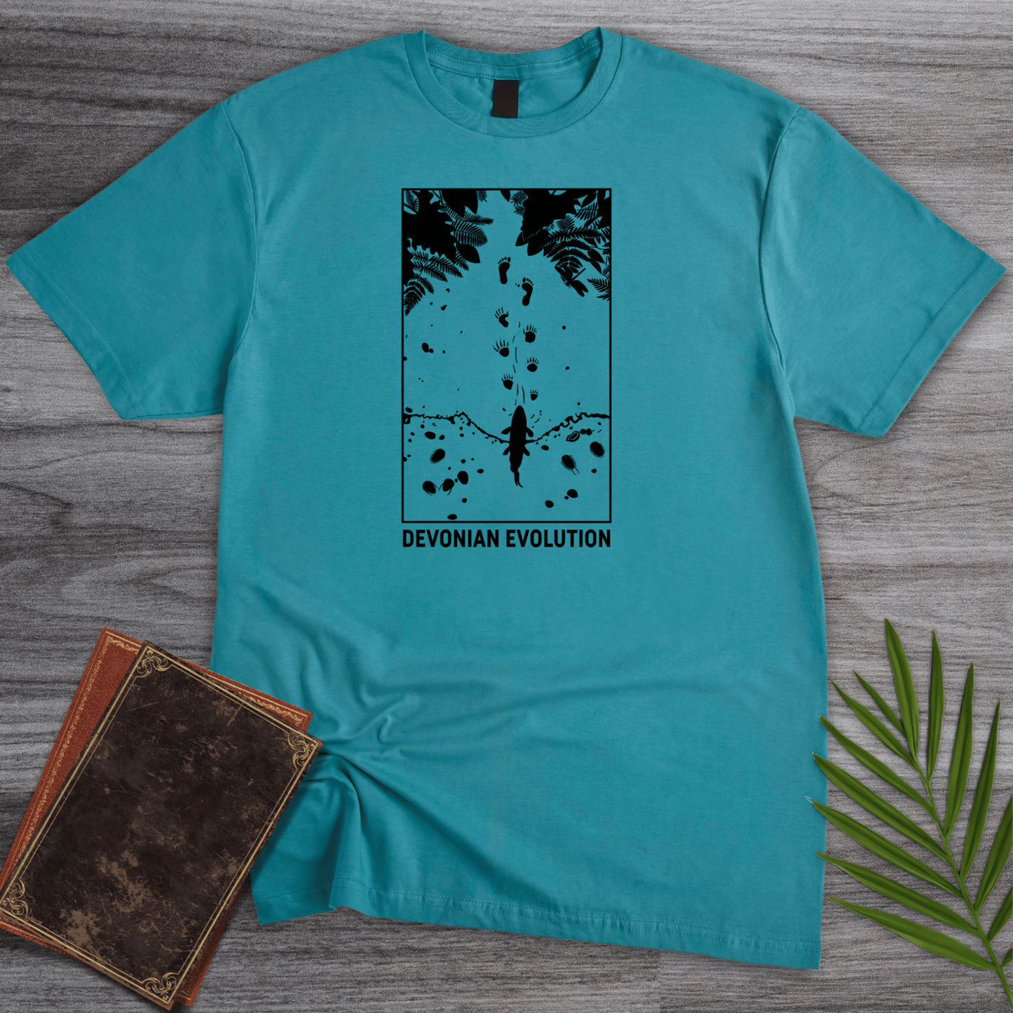 T-Shirt Tropical Blue / S Devonian Evolution T-Shirt