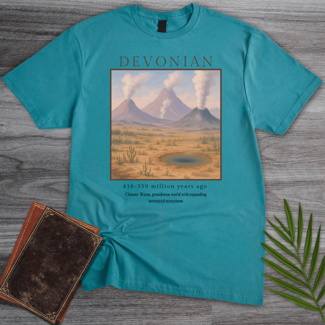 T-Shirt Tropical Blue / S Devonian Terrestrial Ecosystem T-Shirt