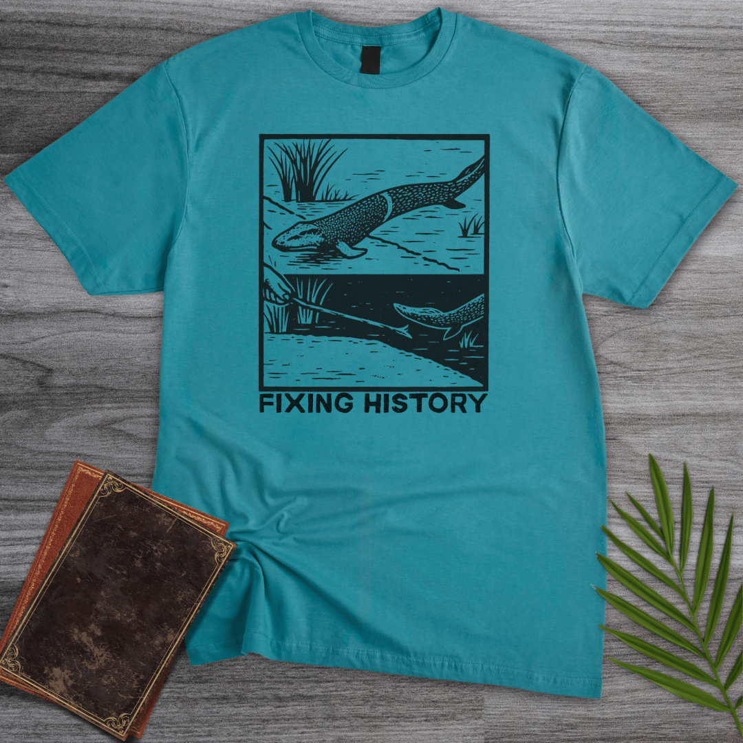 T-Shirt Tropical Blue / S Devonian Time Travel T-Shirt