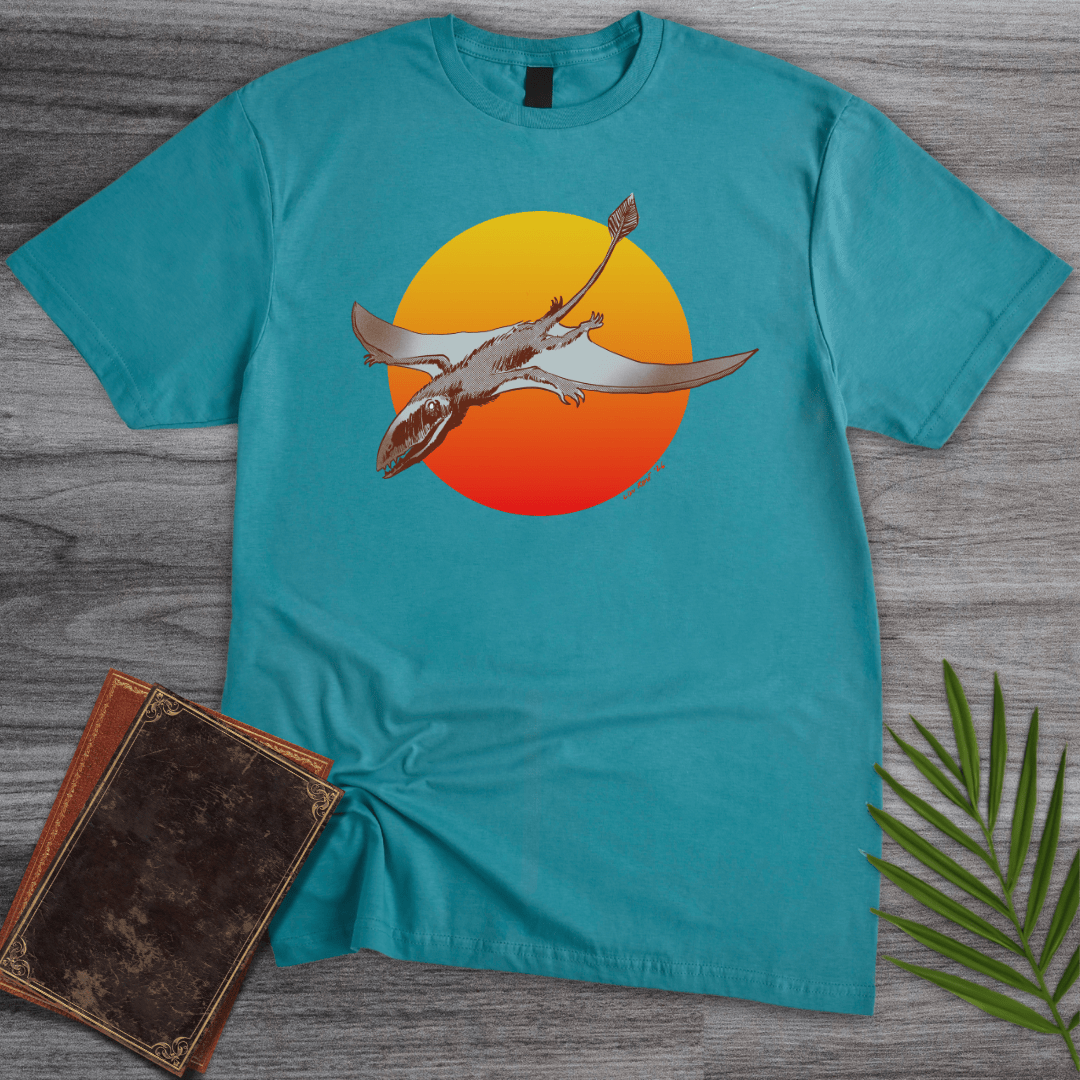 T-Shirt Tropical Blue / S Dimorphodon Two-Form Tooth T-Shirt (ldn_rdnt_art)