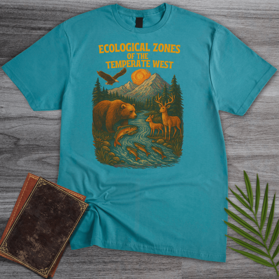 T-Shirt Tropical Blue / S Ecological Zones of The West T-Shirt