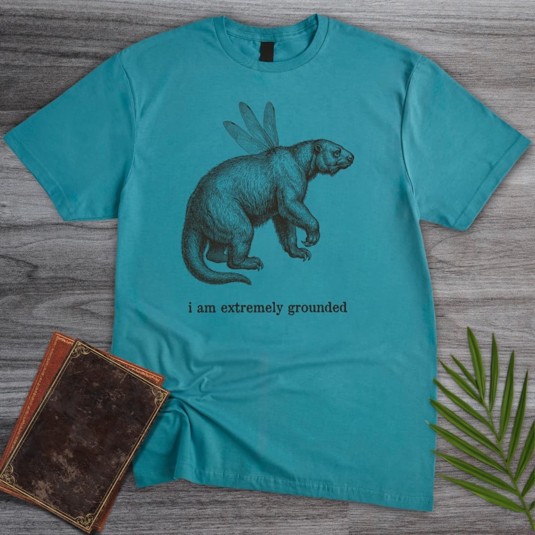 T-Shirt Tropical Blue / S Extremely Ground Sloth T-Shirt