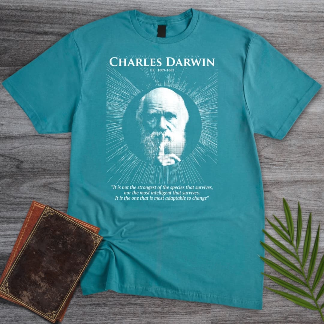T-Shirt Tropical Blue / S Father of Evolution T-Shirt